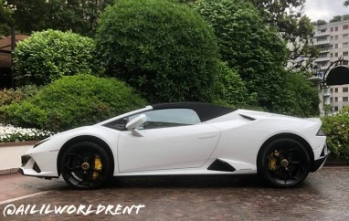 hire huracan evo spyder in florence