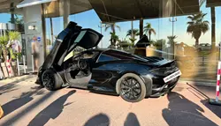 mclaren 765 lt coupe delivered to radisson blu hotel in nice promenade des anglais