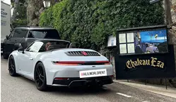 porsche 911 carrera 4 gts delivered to chateau eza eze 